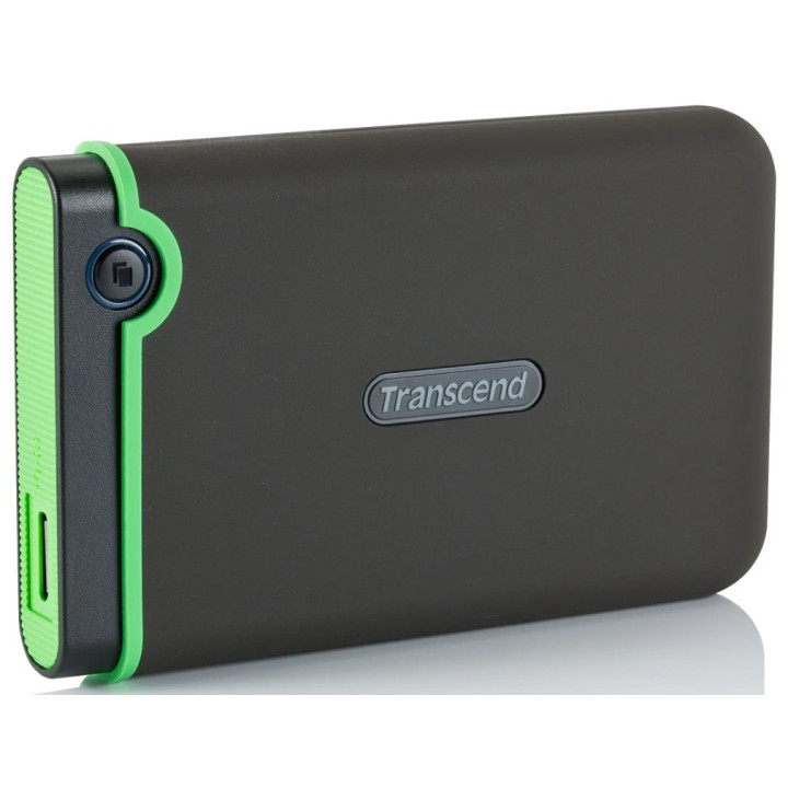 Disco Externo Transcend StoreJet 25M3C 2TB USB Type-C Preto, Verde
