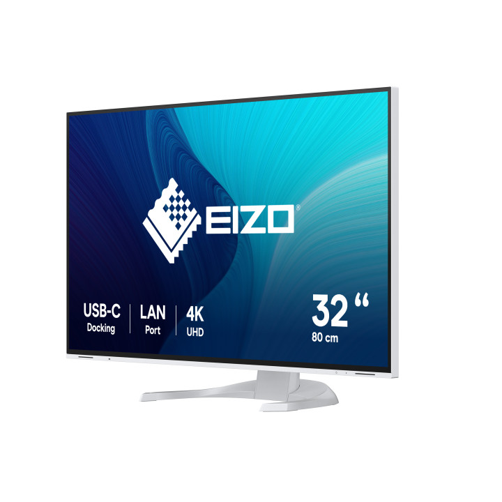 EIZO FlexScan EV3240X-WT monitor de ecrã 80 cm (31.5") 3840 x 2160 pixels 4K Ultra HD LCD Branco