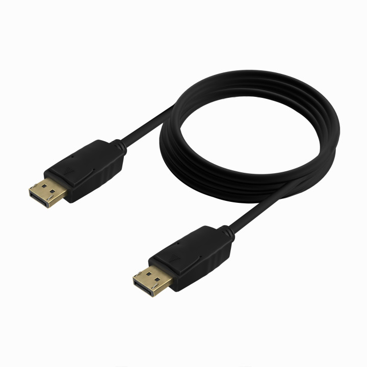 AISENS A124-0740 cabo DisplayPort 2 m Preto