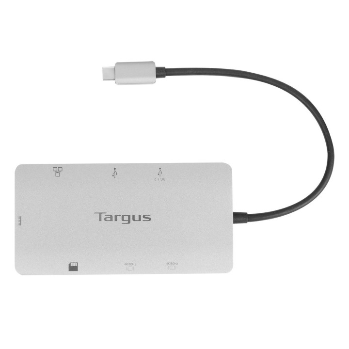 Targus DOCK423EU base & duplicador de portas Com fios USB 3.2 Gen 1 (3.1 Gen 1) Type-C Prateado