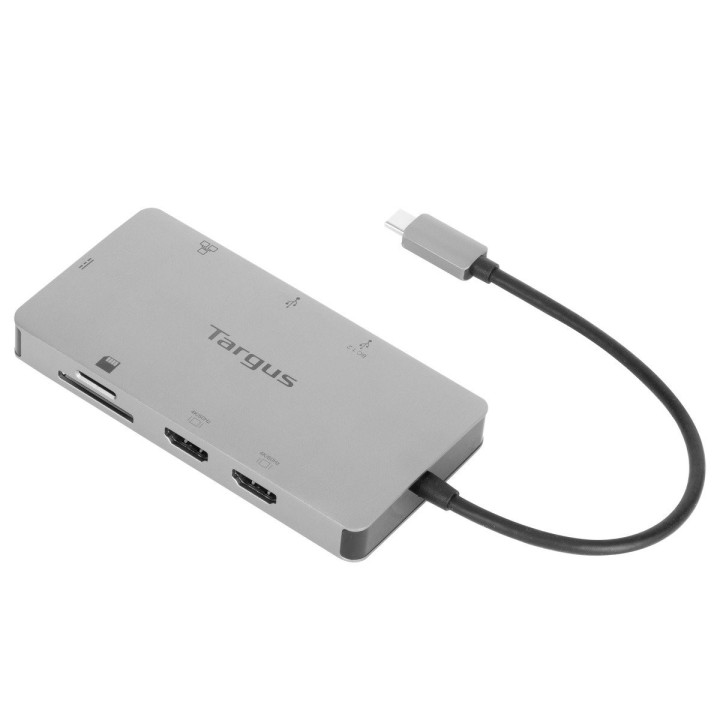 Targus DOCK423EU base & duplicador de portas Com fios USB 3.2 Gen 1 (3.1 Gen 1) Type-C Prateado