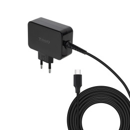 TooQ TQLC-USBCGAN65PD carregador de dispositivos móveis Computador portátil Preto AC Interior