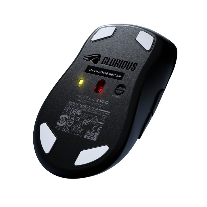 Rato Gaming Glorious Model D 2 PRO Wireless 4K/8K Polling Preto