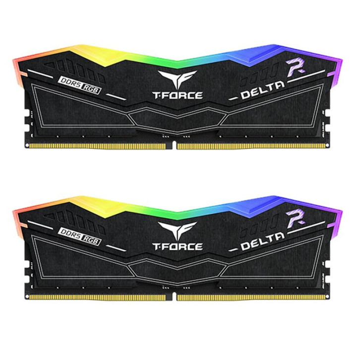 Memória Team Group Delta RGB 32GB (2 x16GB) DDR5 7600MHz CL36 Preto