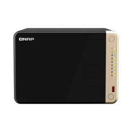 QNAP TS-664 NAS Tower Ethernet LAN Preto N5095