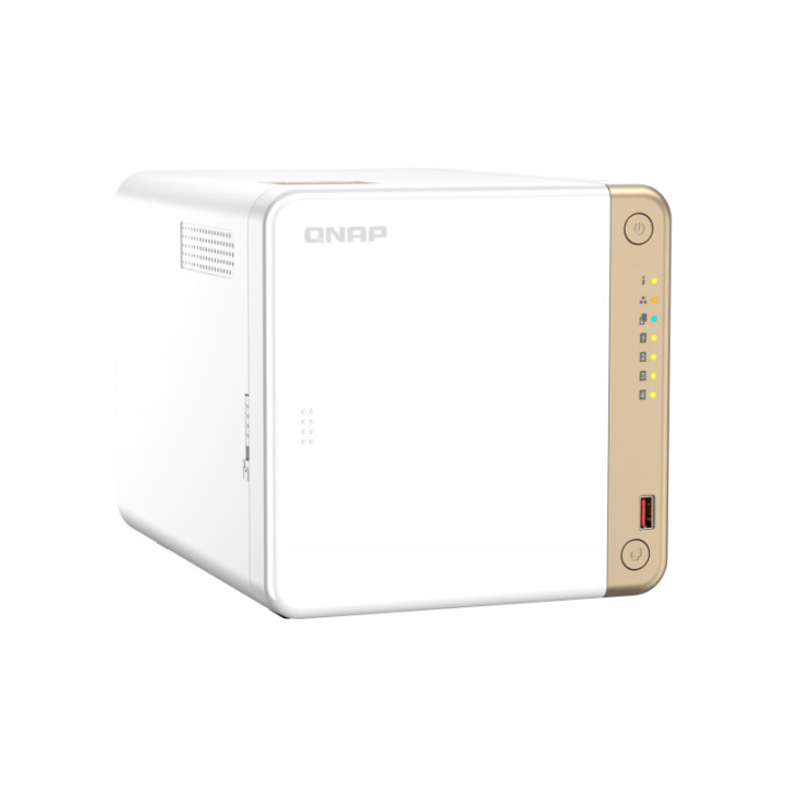 QNAP TS-462-2G servidor NAS e de armazenamento Tower Ethernet LAN Branco N4505