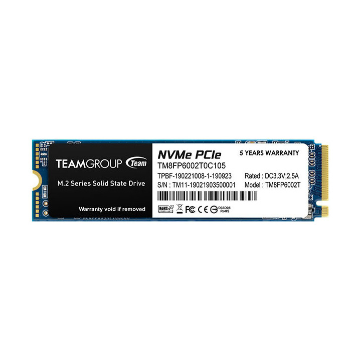 Team Group MP33 M.2 2 TB PCI Express 3.0 3D NAND NVMe