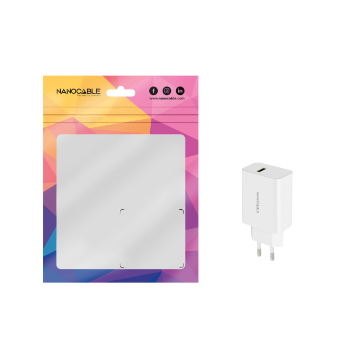 Nanocable 10.10.2003 carregador de dispositivos móveis Universal Branco AC Interior
