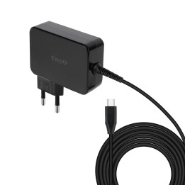 TooQ TQLC-USBCGAN90PD carregador de dispositivos móveis Computador portátil Preto AC Interior