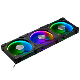 Ventoinha Phanteks D30 PWM D-RGB Preto Pack 3 - 140mm