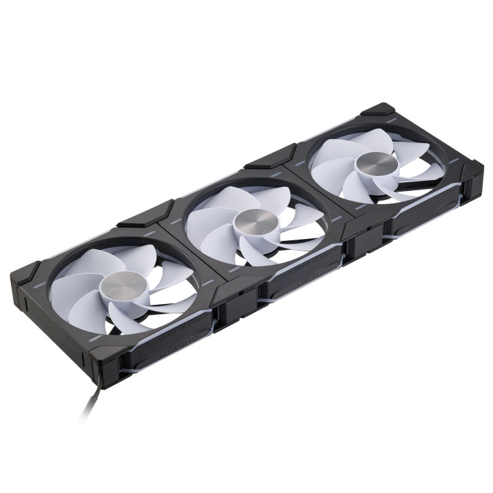 Ventoinha Phanteks D30 PWM reverse Airflow D-RGB Preto Pack 3 - 140mm