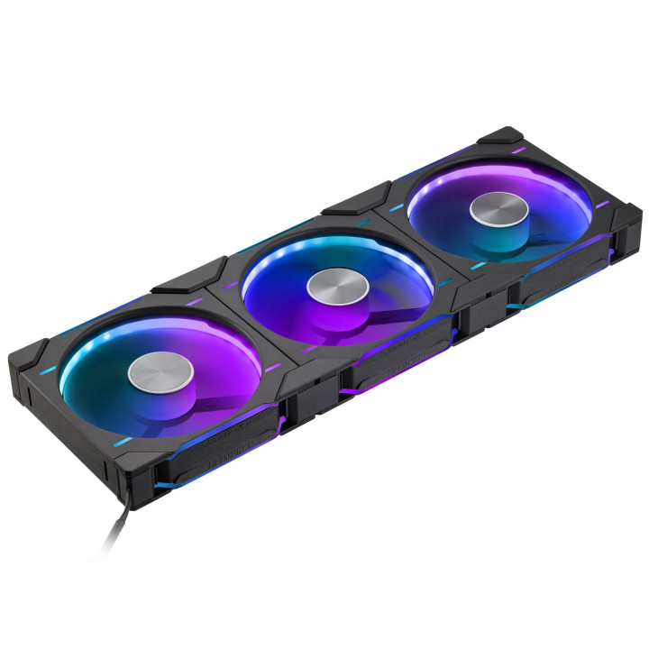 Ventoinha Phanteks D30 PWM reverse Airflow D-RGB Preto Pack 3 - 140mm