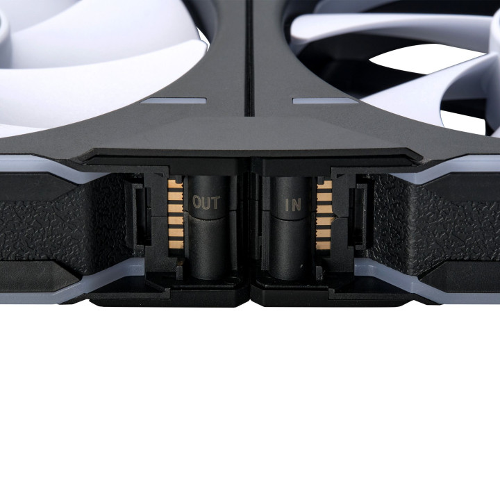 Ventoinha Phanteks D30 PWM reverse Airflow D-RGB Preto Pack 3 - 140mm
