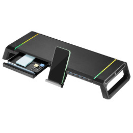 Ewent EW1268 montagem e suporte para monitores Preto Secretária