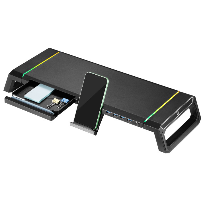 Ewent EW1268 montagem e suporte para monitores Preto Secretária