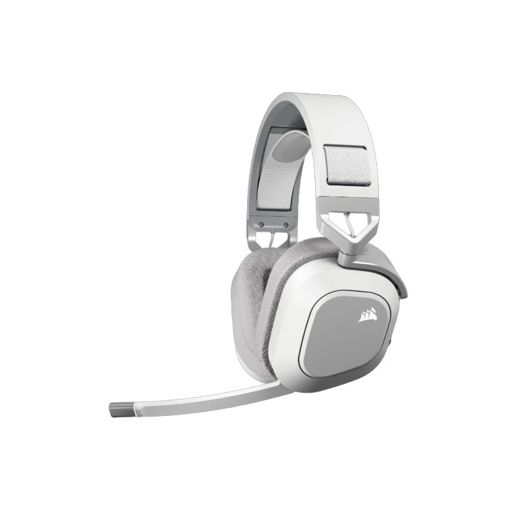 Corsair CA-9011296-EU auscultador Auscultadores Sem fios Fita de cabeça Jogos Bluetooth Branco