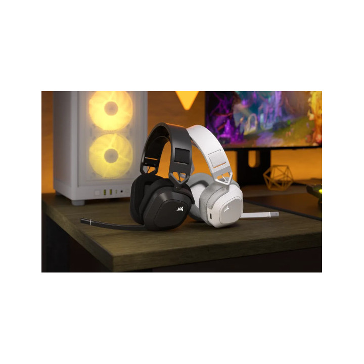 Corsair CA-9011295-EU auscultador Auscultadores Sem fios Fita de cabeça Jogos Bluetooth Preto