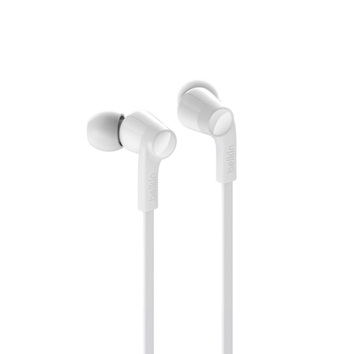 Belkin ROCKSTAR Auscultadores Com fios Intra-auditivo Chamadas Música USB Type-C Branco