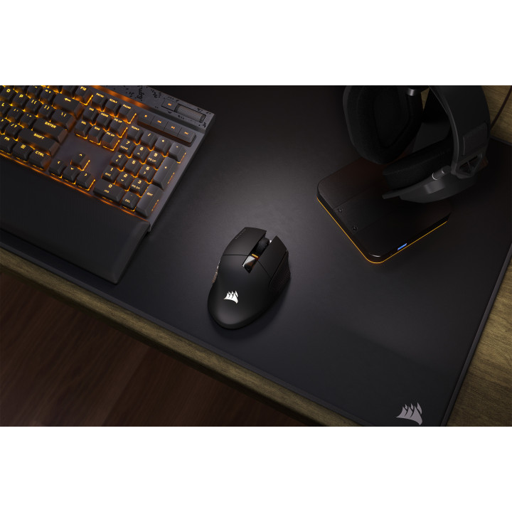 Corsair SCIMITAR ELITE WIRELESS rato Mão direita RF Wireless + Bluetooth + USB Type-C Ótico 26000 DPI
