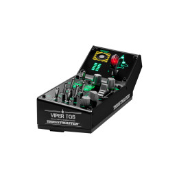 Thrustmaster VIPER Panel Preto USB Joystick + alavanca de controlo do motor PC