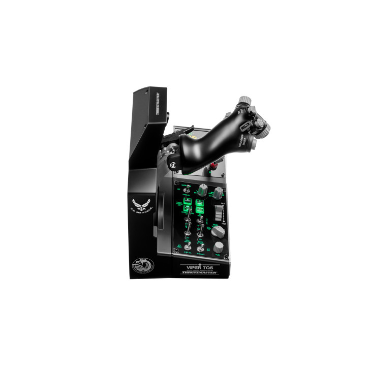 Thrustmaster VIPER TQS MISSION PACK Preto USB Joystick + alavanca de controlo do motor PC