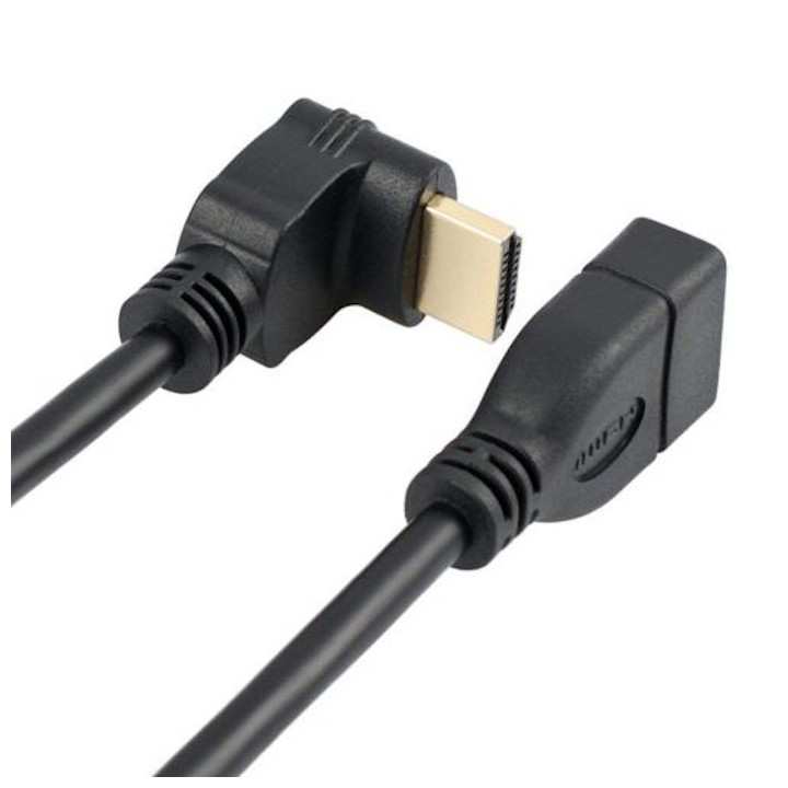 Ewent EC1339 cabo HDMI 0,15 m HDMI Type A (Standard) Preto