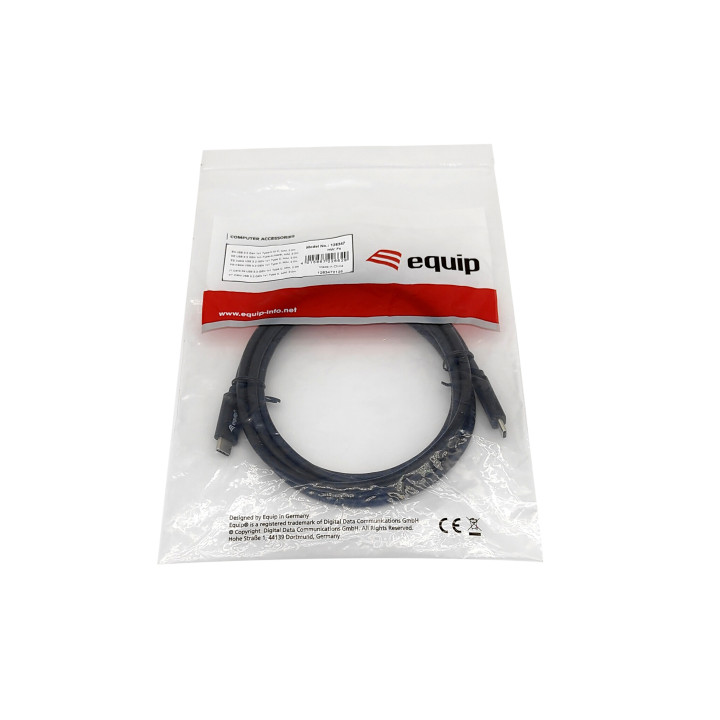 Equip 128347 cabo USB 2 m USB 3.2 Gen 1 (3.1 Gen 1) USB C Preto