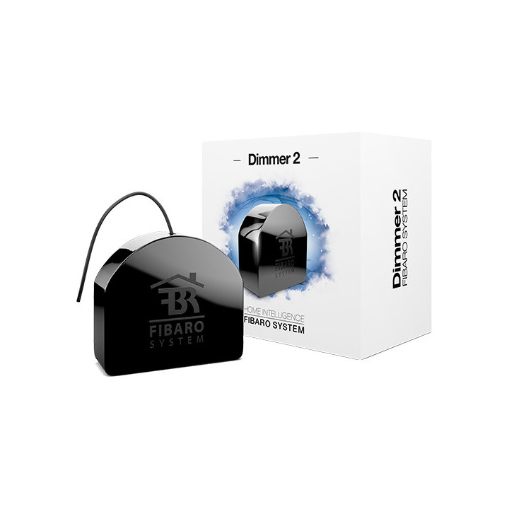 Fibaro Dimmer 2 relé de energia Preto