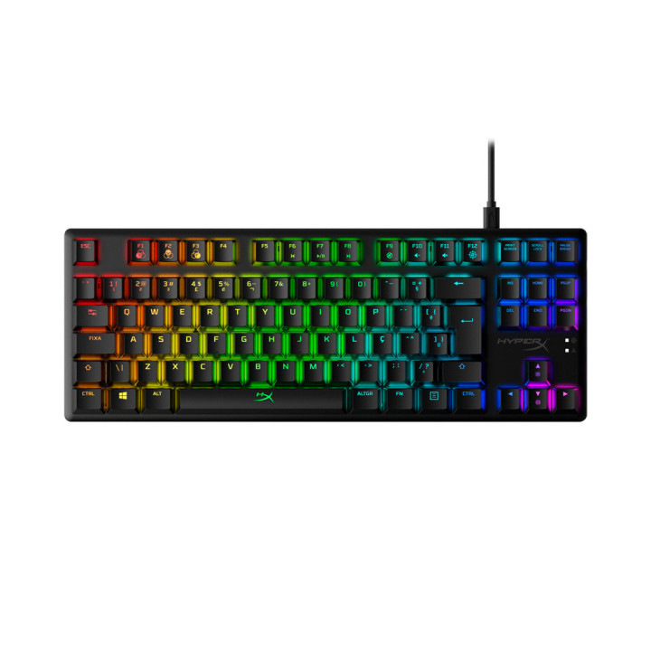 Teclado Mecânico HyperX Alloy Origins Core RGB Gaming PT-BR HyperX Red Switches