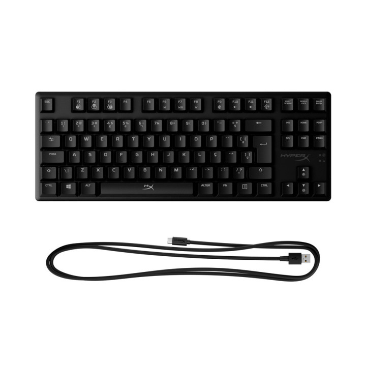 Teclado Mecânico HyperX Alloy Origins Core RGB Gaming PT-BR HyperX Red Switches