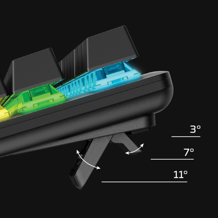 Teclado Mecânico HyperX Alloy Origins Core RGB Gaming PT-BR HyperX Red Switches