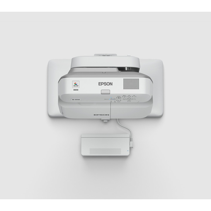 Epson EB-695Wi datashow Projetor de ultra curta distância 3500 ANSI lumens 3LCD WXGA (1280x800) Branco, Cinzento