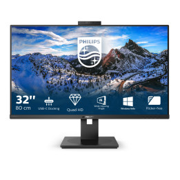 Philips P Line 326P1H 00 LED display 80 cm (31.5") 2560 x 1440 pixels Quad HD Preto
