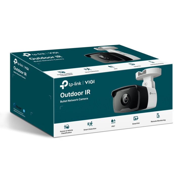 TP-Link VIGI C320I(4mm) Bala Câmara de segurança IP Interior e exterior 1920 x 1080 pixels Teto Parede Poste