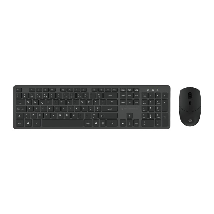 Conceptronic ORAZIO01PT teclado Rato incluído RF Wireless QWERTY Português Preto