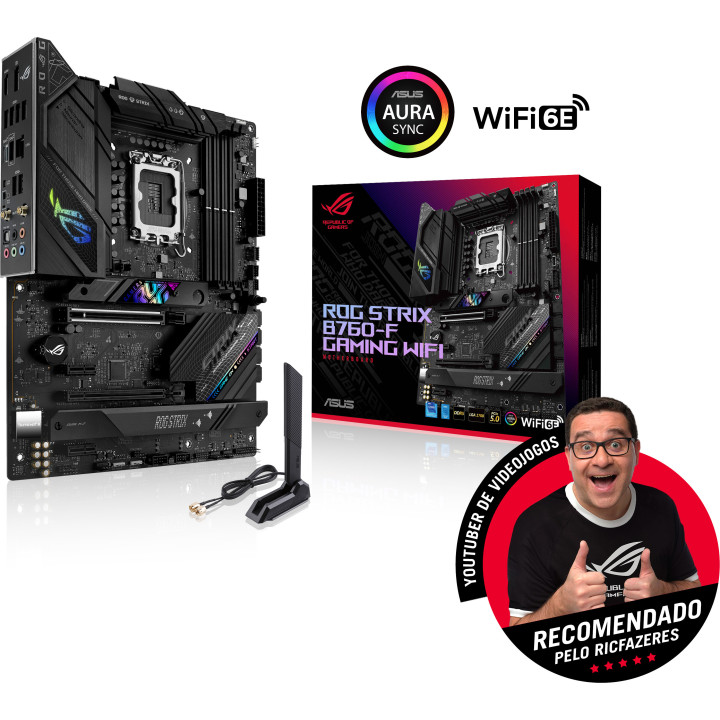Motherboard ASUS ROG STRIX B760-F GAMING WIFI Intel B760 LGA 1700 ATX