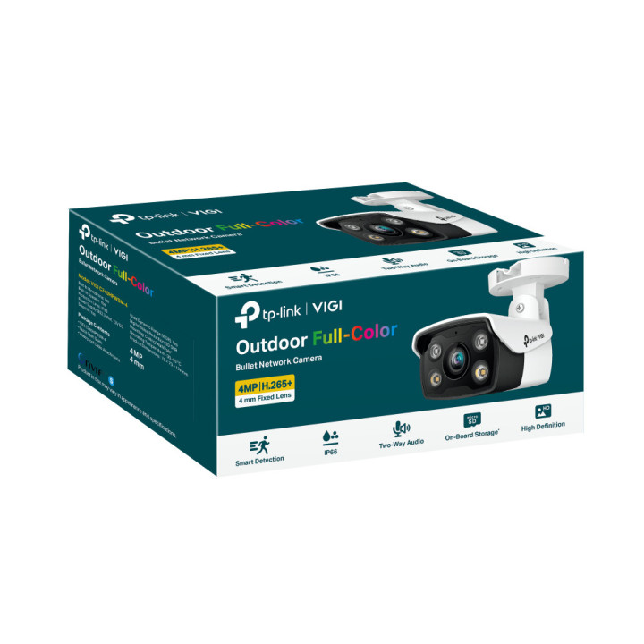 TP-Link VIGI C340 Bala Câmara de segurança IP Exterior 2560 x 1440 pixels Teto Parede Poste