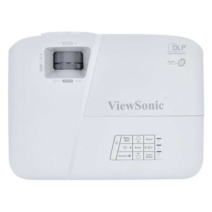 Viewsonic PA503S datashow Projetor de distância normal 3600 ANSI lumens DLP SVGA (800x600) Cinzento, Branco
