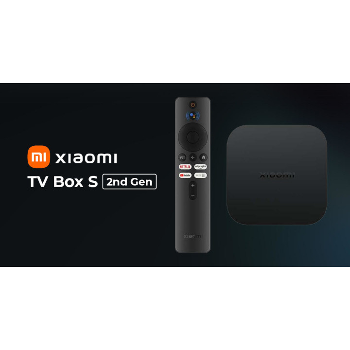 Xiaomi TV Box S Preto 4K Ultra HD 8 GB Wi-Fi