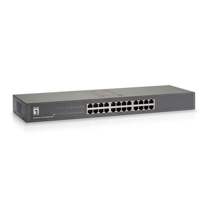LevelOne GSW-2457 switch de rede Não-gerido Gigabit Ethernet (10 100 1000) Preto