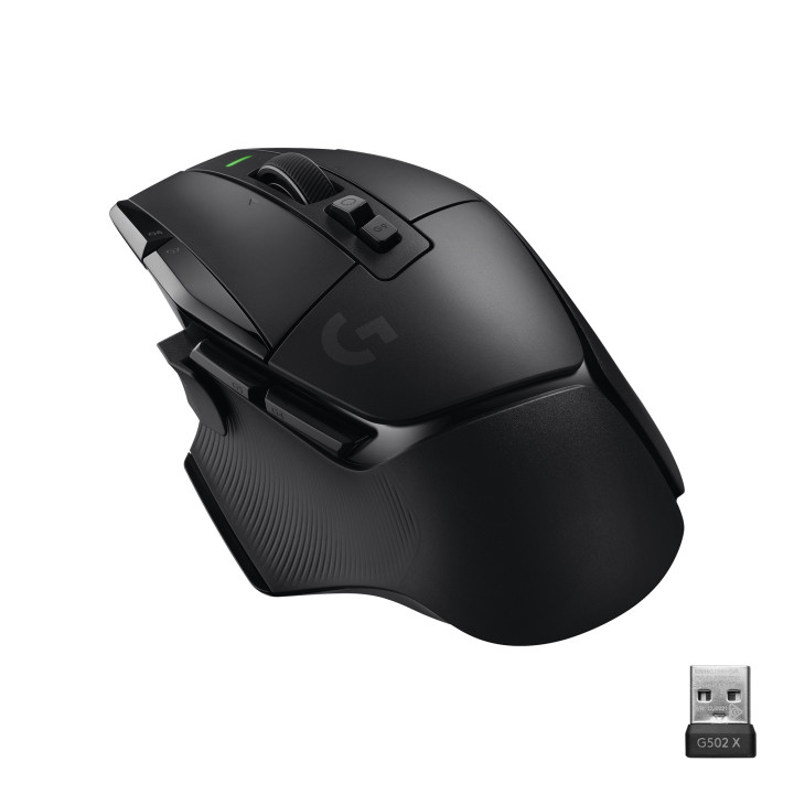 Logitech G G502 X Lightspeed rato Mão direita RF Wireless Ótico 25600 DPI
