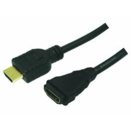 LogiLink HDMI HDMI, 3.0m cabo HDMI 3 m HDMI Type A (Standard) Preto
