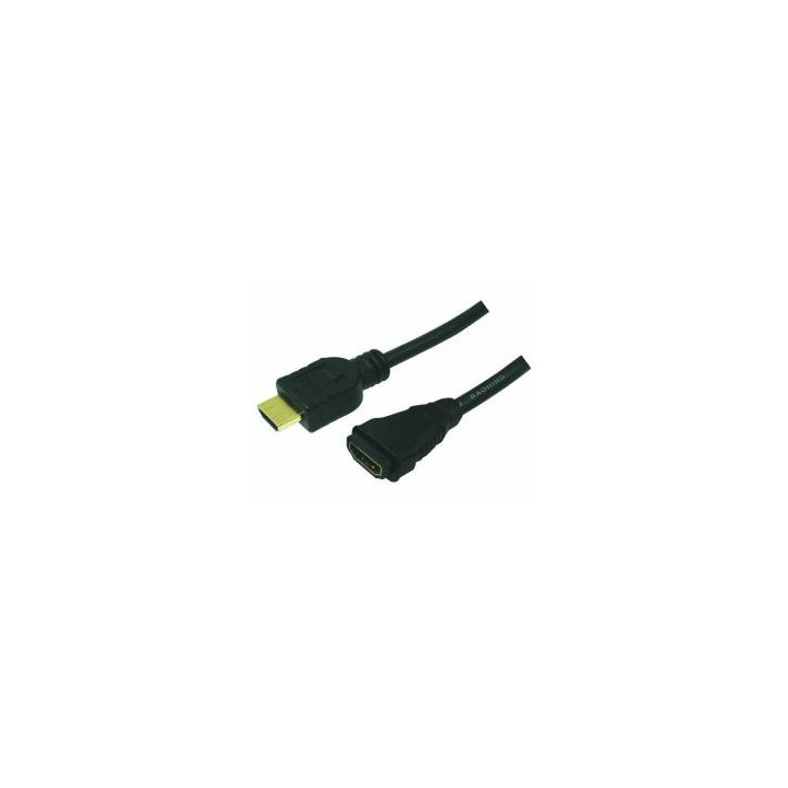 LogiLink HDMI HDMI, 3.0m cabo HDMI 3 m HDMI Type A (Standard) Preto