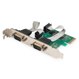 Digitus 2 x DB9 M placa adaptador de interface Interno Serial