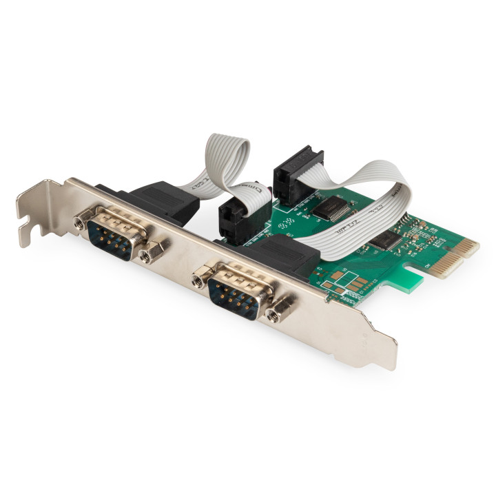 Digitus 2 x DB9 M placa adaptador de interface Interno Serial