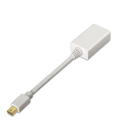 AISENS A125-0138 adaptador de cabo de vídeo 0,15 m Mini DisplayPort HDMI Branco