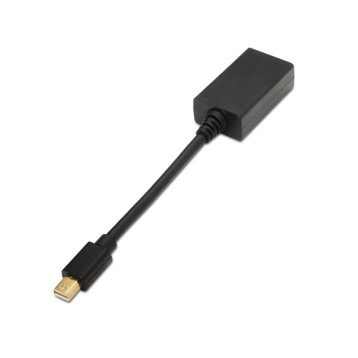 AISENS A125-0137 adaptador de cabo de vídeo 0,15 m Mini DisplayPort HDMI Preto