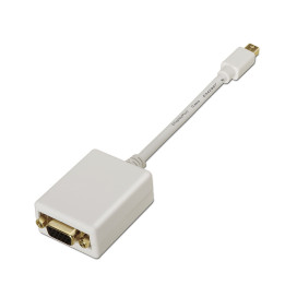 AISENS A125-0136 adaptador de cabo de vídeo 0,15 m Mini DisplayPort VGA Branco