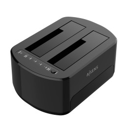 AISENS ASDS-D03B Docking Station para Discos Rígidos USB 3.2 Gen 1 (3.1 Gen 1) Type-B Preto