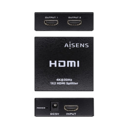 AISENS A123-0506 multiplicador de vídeo HDMI 2x HDMI